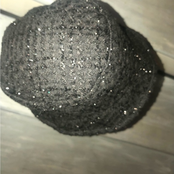 August black sparkly bucket hat & Nine West Red sequin wool hat Vintage main image 15